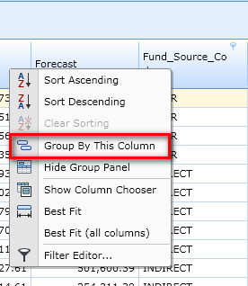 Group By Column