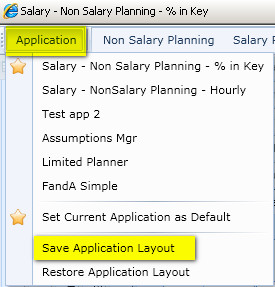 Save Layout