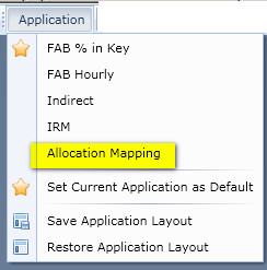 access allocation mapping application