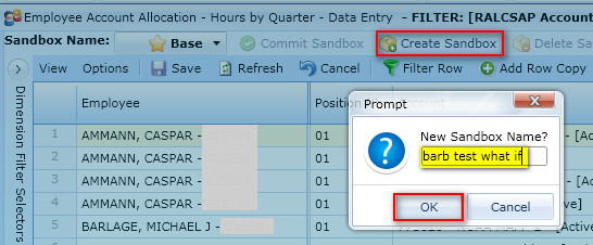 Create Sandbox